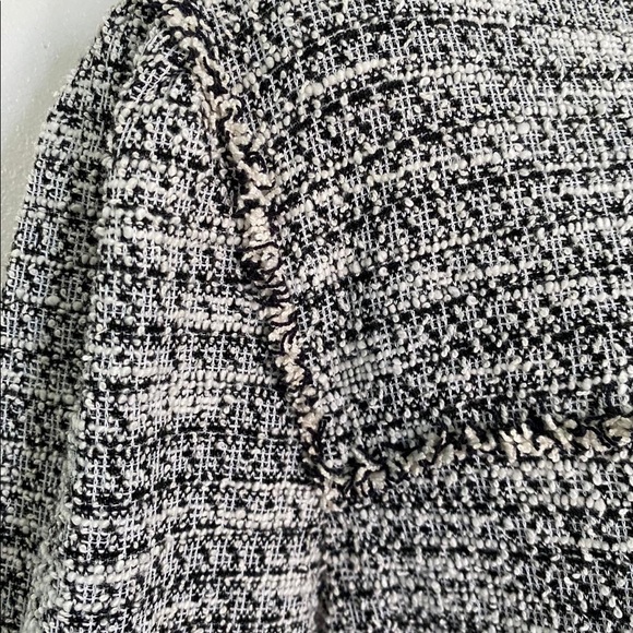 NWT Loft Plus Tweed Lined Gray Dress - Picture 4 of 5